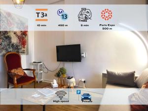 Appartements EXPO - Paris Porte de Versailles Parc des Expo a 5min avec parking : photos des chambres