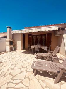 Villa 5 pers climatisée terrasse et parking proche plage - V0264