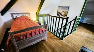 Appartements Gite de France Pool house 3 epis - Gite de France 3 personnes MAE-4641 : photos des chambres