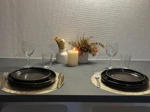 Appartements LeRelaisdOdile - Studio Confort - Proche Hopital - Ideal Couple & Travailleur- Acces Autoroute Rapide : photos des chambres