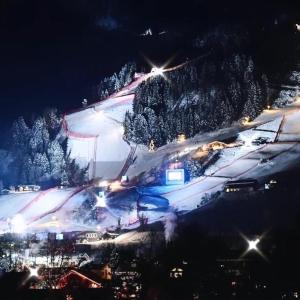 Hocheckhuette On Top of the Kitzbuehel Hahnenkamm Mountain