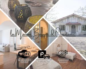 Villas Le 17M - Maison Basque d-Occitanie Clim Jardin Parking : photos des chambres