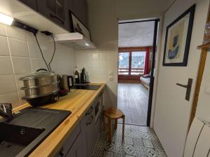 Studio cabine au pied des pistes pour 3 avec garage - Arêches-Beaufort - FR-1-342-329