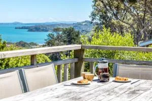 Island View Oneroa - Waiheke Holiday Home - 棕榈滩