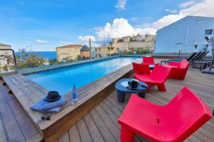 Hotels Hotel Mediterranee : Chambre Double Supérieure - Vue Piscine