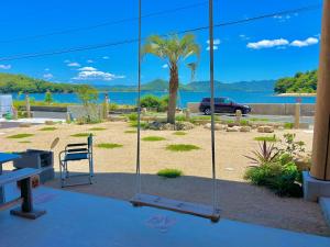 Orange open-air bath of East Villa-winter only-