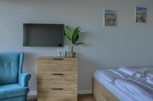 Apartament Okrzei z bezpośrednim widokiem na morze- Nadmorski Luksus Apartamenty