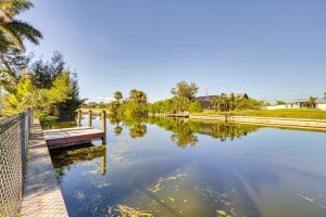 Patio, Dock and Canal Access Cape Coral Home!