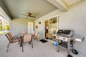 Patio, Dock and Canal Access Cape Coral Home!