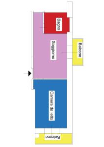 Apartment mit 1 Schlafzimmer