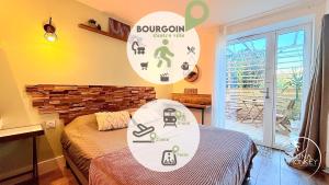 Luna Monkey, Chambre & Terrasse privée, Bourgoin Centre