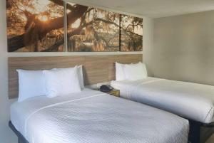 Double Room with Two Double Beds - Non-Smoking room in Ambassador Inn Lafayette