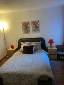 Appartement deux chambres jardin parking
