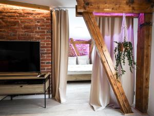 Brick and Wood Apartment