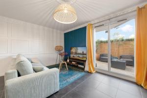 Appartements T2 Havre de paix 1 a 4 p - Terrasse - parking - piscine - salle sport - tennis : photos des chambres