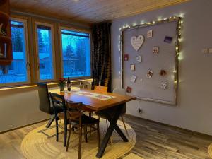 Cozy house in the Arctic Circle