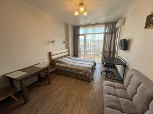 Bright studio, wonderful view