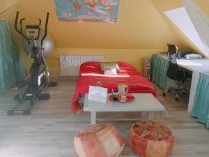 Maisons de vacances Sauna dans Maison de maitre proche Etretat ! : photos des chambres