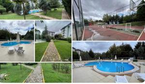 Sabiha Gökcene 5 dk Havuz, balkon, otopark yeşillikler içinde