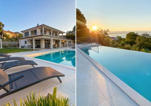 Villa Maritima Opatija-Meerblick-Infinity Pool-Luxus-Relax