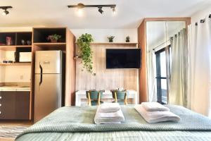 Conforto no Centro c Piscina Sauna Estac e Ar Cond