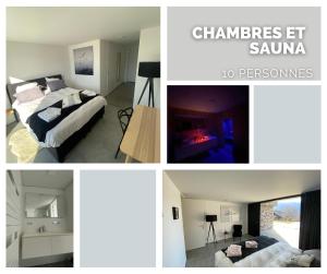 Villas Elegant chalet contemporain - sauna - piscine -10p : photos des chambres