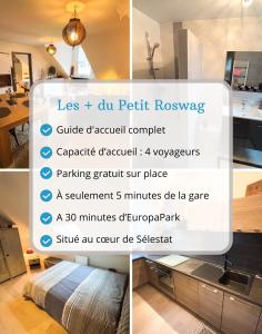 Appartements Le Petit Roswag - Parking Gratuit - Proche Gare - Commerces a proximite : photos des chambres