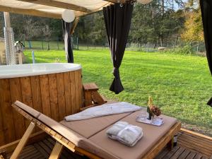 Maisons de vacances Gite Les Mariniers - 3 etoiles - Bain nordique en option : photos des chambres