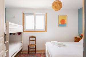 Maisons de vacances Cote et Rove Maison mignon au bord de mer : photos des chambres