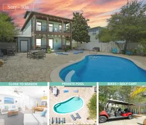 Sugar Hill Hang by Stay on 30A- Pool, Bikes, Golf Cart - 锡格罗夫海滩
