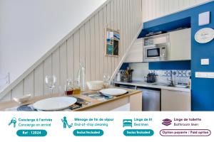 Appartements 250m de la plage - Studio pour 2 - Balcon : photos des chambres