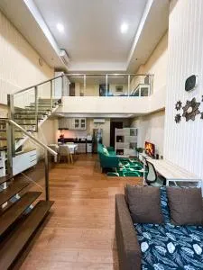 Apt Roseville BSD 1 BR Mezzanine with Netflix & Pool - Dadap