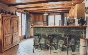 Maison accueillante avec vue sur montagnes à Villarembert