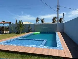 Casa Praiana pé na areia Morro Branco - Barra Nova