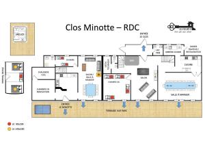 Villas Clos Minotte 30 pers jacuzzi, billard, baby-foot : photos des chambres