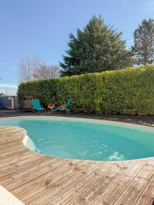 Maisons de vacances Villa Familiale avec Piscine Privee : photos des chambres