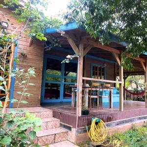 Casa da natureza na solidão