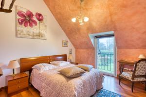 Maisons de vacances Maison de vacances and B&B clos des hogues entre Etretat et Fecamp : Chambre Double avec Salle de Bains Privative