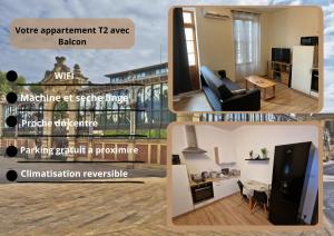 Appartements Appartement T2 avec balcon proche centre-ville NARBONNE : photos des chambres