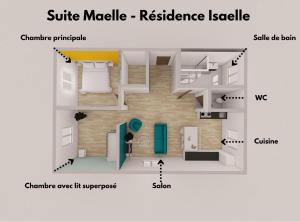 Appartements Suite Maelle - Evasion & Confort : photos des chambres