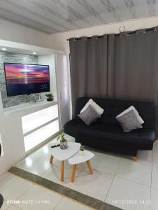 Cabaña aldea primaveral