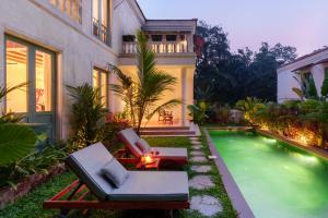 La Branca, Luxurious 4 BHK villas near Peaceful Morjim Beach, with Private Pool, Big Garden, Security, Kitchen, Wifi, Terrace