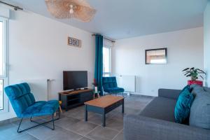Appartements Le Jardin du Golfe - En centre-ville avec parking : photos des chambres