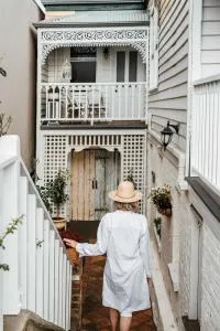 Room at Historic Benambra Boutique Accommodation - c1883 - 'Lonsdale Suite' - Queenscliff