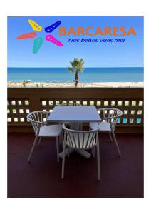 BARCARESA-Appartement face mer et piscine wifi clim garage