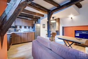 Appartement avec 2 chambres, bureau et wifi fibre