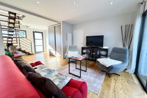 Maisons de vacances Maison contemporaine de standing - 100m des plages : photos des chambres