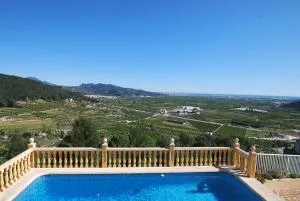 Holiday Villa with breathtaking sea- and panoramic views and private pool - La Font d'en Carròs