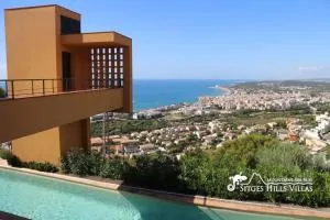 VILLA DUMAS with amazing sea views, AC and private pool - 锡切斯