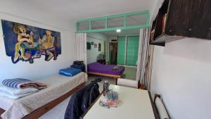 Monoambiente con balcon y vistas a 150 mts del mar Maximo 3 personas